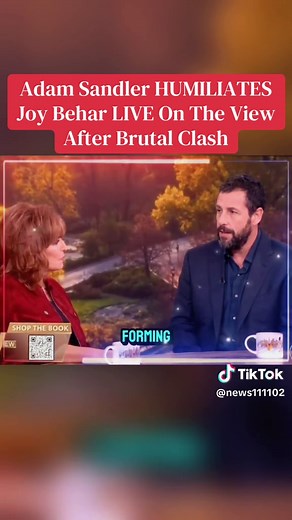 Adam Sandler HUMILIATES Joy Behar LIVE On The View After Brutal Clash #adamsandler #theview #joybehar #talkshow #foryoupage