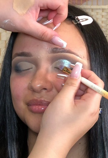 Blue Makeup Transformation by Sydney Makeup Artist