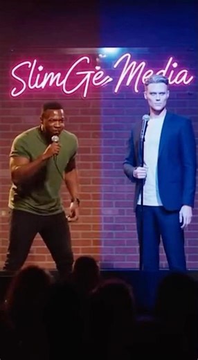 Comedian vs AI: Who's Actually Funny? #comedy #ai #shorts #sora2 #blackcomedy #aicomedy