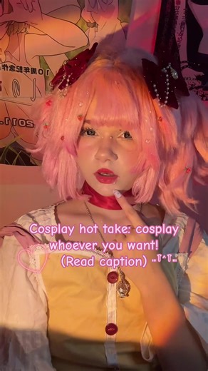 ✶ . 🏹┊┊ #madoka ˎˊ˗ This is a bit of a diffrent video, with a different format than usual but i feel like i need to speak about this since a lot of my mutuals share the opinion that you should only cosplay from series’/charectors you know (i wont @ anyone since a lot of the people are minors and I don’t want this to be a hate train) Cosplay is short for “costume play” and is meant to be a form pf self expression for people within the community, but lately there’s been a lot of toxisity within t