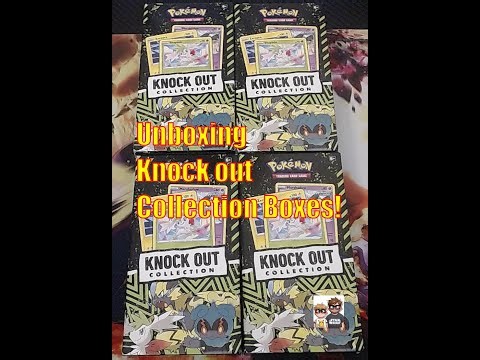 Unboxing Pokémon Knockout Collection Boxes