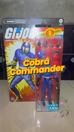 gi joe cobra commander carder figure unopened #toys #youtubeshorts #gijoe