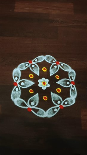 5*3 Beautiful Colourful Kolam designs 🌺#rangoli #kolam #beautifulkolam #shorts #trending #ytshorts