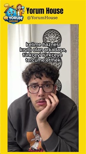 Türkçeyi Türkçeye çevirmek 😁​😅​😂​ IG:benyunusyilmaz #komikyorumlar