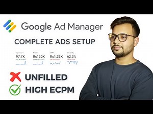 Google Ad Manager Complete Ad Setup Guide 2024 | Adx Ads Setup | Adx Premium Ads Setup For High CPM