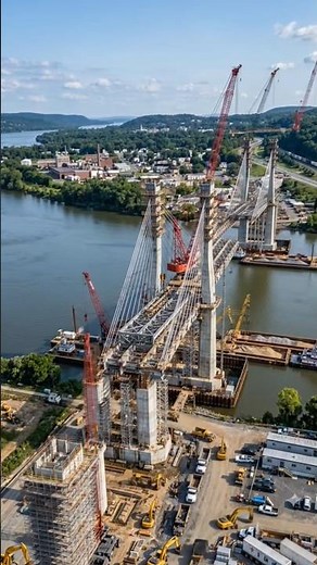 Amazing Bridge Construction Process: A Complete Time-Lapse Journey!