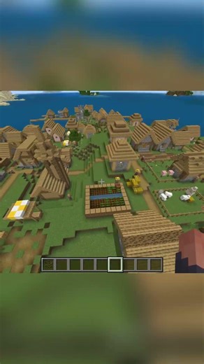 Mega village mod!!!! #minecraft #minecraftgameplay #mod #gaming