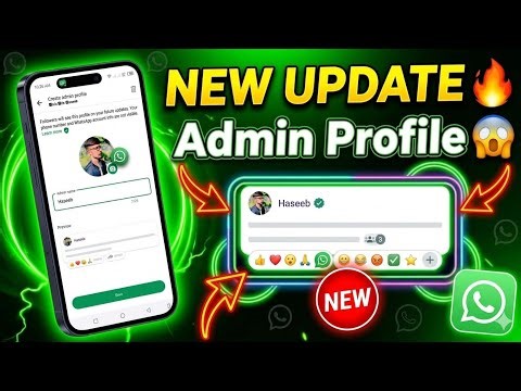 🚀 WhatsApp Channel New Update 2026 | Admin Profile Feature Full Guide