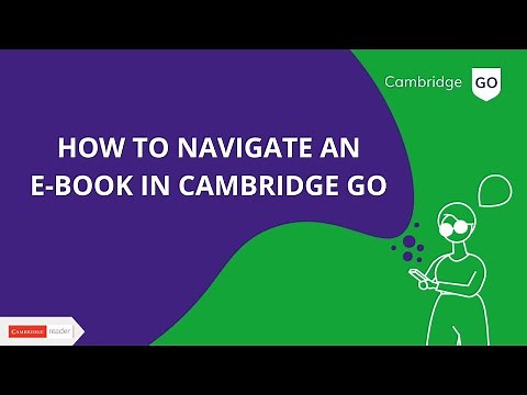 How to navigate an e-book in Cambridge GO