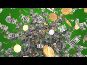 Professional Money Blast Green Screen Overlay for High-Quality Edits