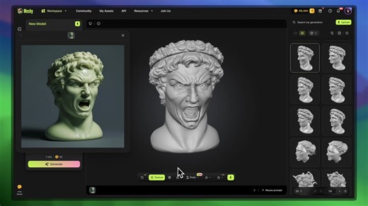 🔥 New Feature: Create and Edit Images in Meshy Helper by Simply Chatting! Now you can use simple text prompts to modify images quickly, supercharge your entire 3D generation workflow. Watch the video to see the creative possibilities! | Meshy