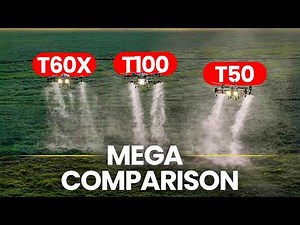 T50 vs T60X vs T100: Side-by-Side Field Showdown – Swath, Speed & Coverage!