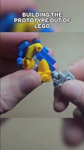 Building The Prototype From Poppy Playtime in LEGO #poppyplaytime #shorts #lego