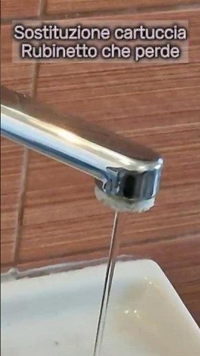 Is your tap leaking? Try replacing the cartridge.