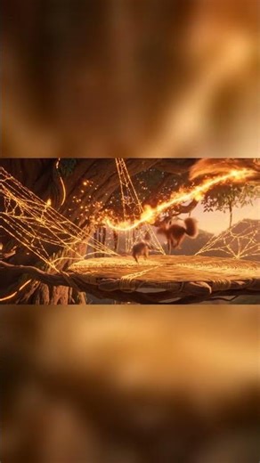 😱 Golden Spider vs. Squirrel: You WON'T Believe What Happens! 💥