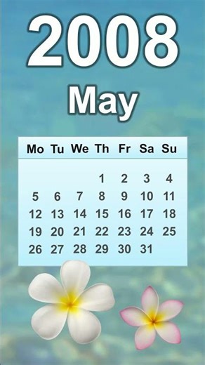 May 2008 Calendar
