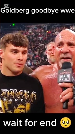 Goldberd retirement goodbye wwe wait for end 🥺 #viral #trending #shorts
