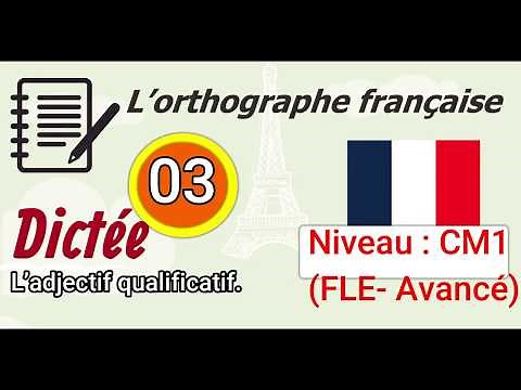 L’orthographe française - Dictée (Avancé ) 03