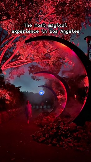 Enchanting Night Walk at Astra Lumina in South Coast Botanic Garden, LA