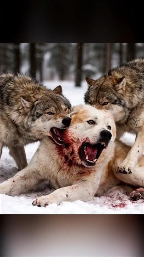 Wolf attack Alabai #wolf