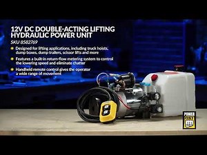 12V DC Double-Acting Lifting Hydraulic Power Unit