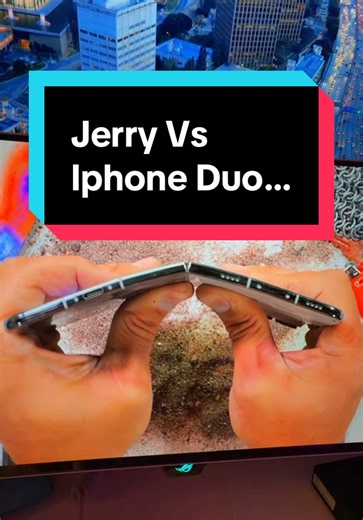 Did the iPhone duo past JerryRigEveryThing’s durability test?? #carterpcs #tech #iphoneduo