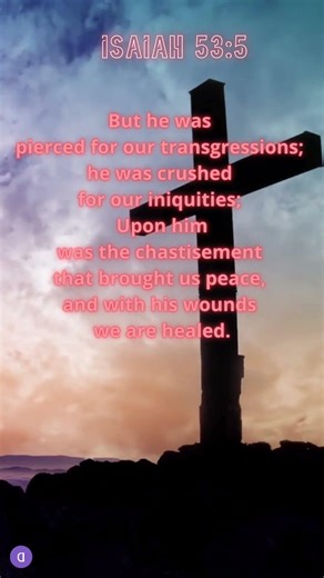 BIBLE’s VERSE: Isaiah 53:5