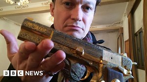 The hunt for Gaddafi's golden gun