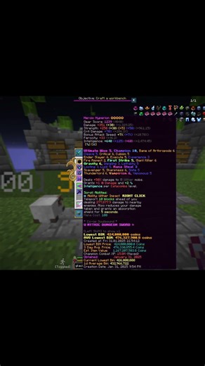 hypixel skyblock BEST RCM MAGE SETUP