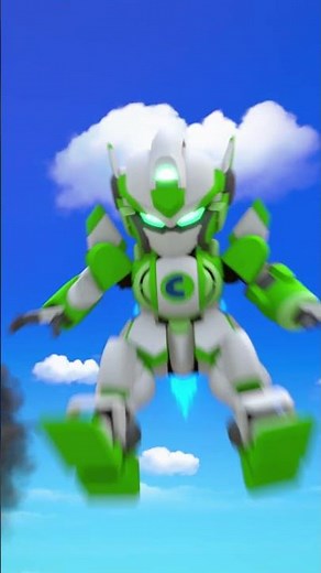 Flying Robot Crong to the Rescue! 🚀 | Pororo Rangers Song #SuperheroPororo #Shorts