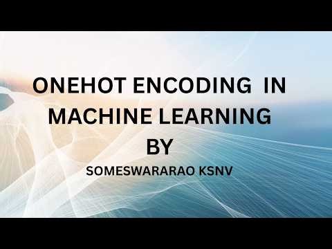 ONEHOTENCODING