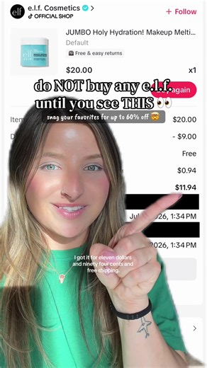 these are the kind of deals I can't keep to myself. 👀🛒 tap the orange cart before they're gone! 🤭 #elfcosmetics #tiktokmademebuyit #creatorsearchinsights #OnlineShopping #tiktokshopfinds