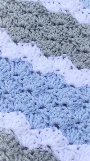 Blue and Gray Baby Blanket Crochet Handmade, Baby Afghans, Blue Baby Blanket, Baby Boy Blanket, Striped Baby Blanket, Newborn Boy Blanket - Etsy