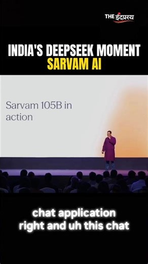India steps onto the global AI stage as Sarvam AI unveils its first indigenous Ai.