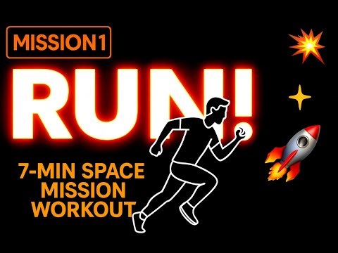 7-MIN SPACE MISSION WORKOUT 🚀 Run, Repair & Save Earth!