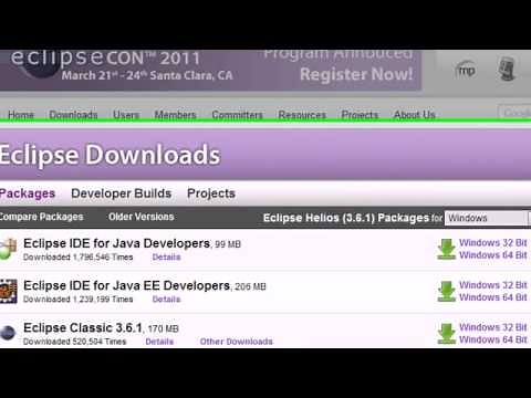 Android Development Tutorial - 2 - Downloading the Android SDK and Eclipse