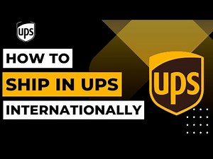 How To Ship Internationally on UPS | 2023