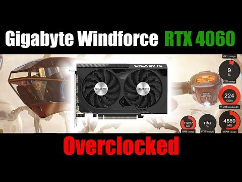 Gigabyte RTX 4060 WINDFORCE OC 8G | Overclocked
