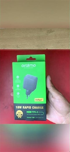 Oraimo Canon 18d Dual Port 18w Charger Adapter with Type-c Cable Unboxing