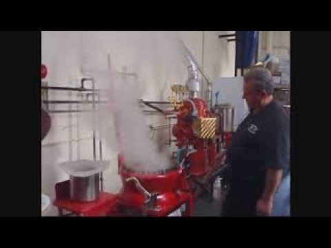 D bar J Hat Company - Our Blocking Machine (1860's) in operation