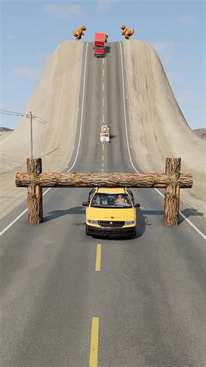 BeamNG.drive: Cars vs Tree - Epic Crash Compilation!