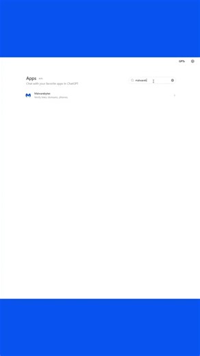 Malwarebytes on Instagram: "Scams happen in conversations. Now protection does too. Malwarebytes is now available as a ChatGPT app. Users can leverage the expert threat intelligence of Malwarebytes within their ChatGPT conversations. After connecting the app, just ask @Malwarebytes to check suspicious links, emails, domains, phone numbers, and more to make spotting scams easier than ever. The Malwarebytes app is available to ChatGPT Free, Plus, Team and Enterprise users where apps are available.