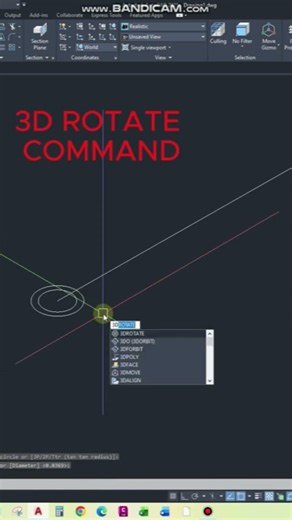 use of sweep command in autocad#autocad #autocadtraining