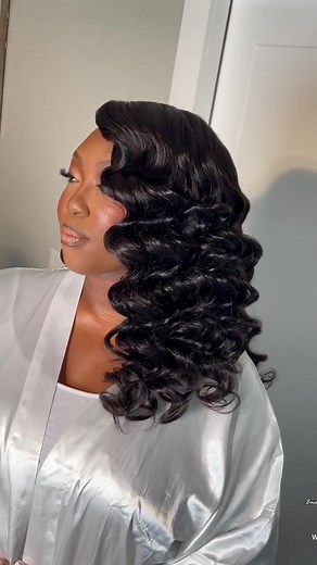 Curly Quick Weave Hairstyles for Wedding Hair and Bridal Hairstyle