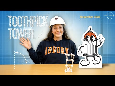 Construct a Toothpick Tower - November Activity