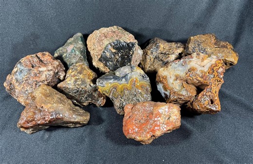 Lot of 10 Uncut Agates 3.7kg – Cubuk, Ankara, Türkiye - Etsy