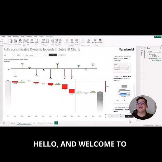 Multiple Forecast Comparison in #Power BI #ZebraBI #fpanda #dataanalytics #variance #dataanalysis