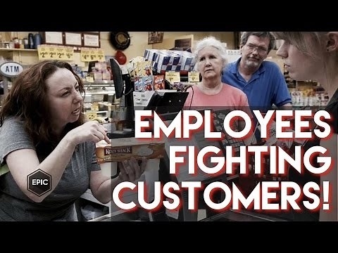 Customers VS Employees FIGHT COMPILATION - Pt. 1 [Mr Doffy]