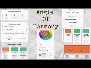 Meet Angle of Harmony: The Smartest Color Palette Generator EVER!