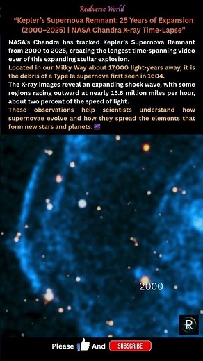 Watch a Supernova Expand in Real Time 🌌 | 25-Year Time-Lapse #spaceexploration #space #universe